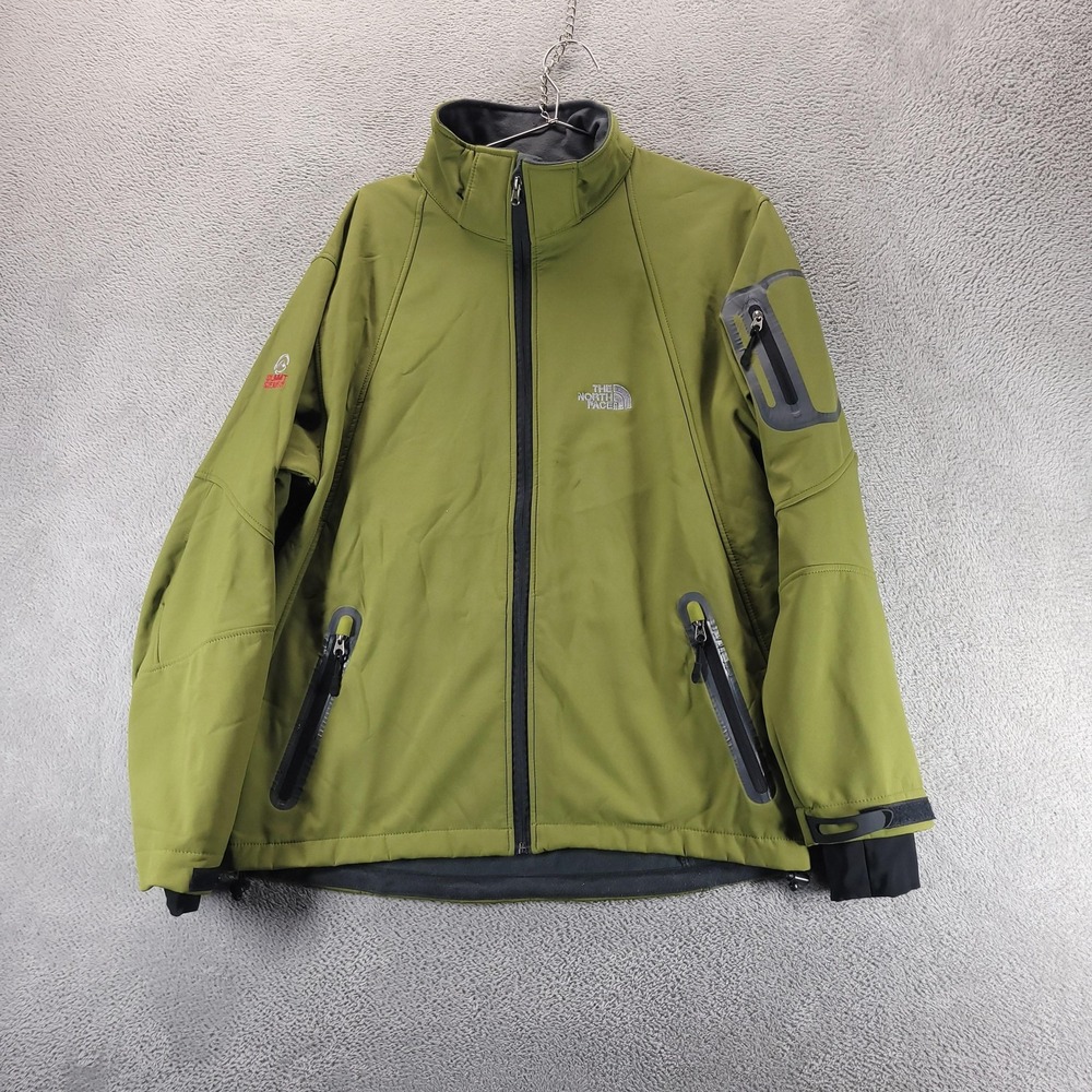 The North Face Jacket Mens XL Green Summit Series Gore Tex XCR Softshell Ski